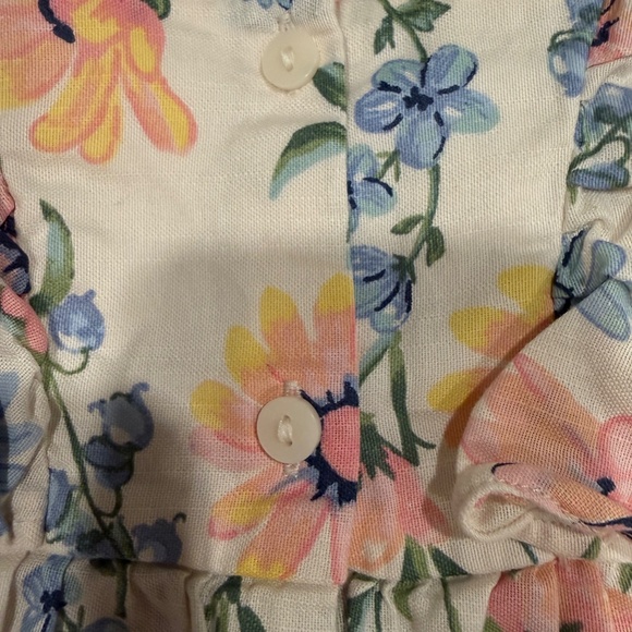 Floral Ruffle Spring Dress - Picture 3 of 6